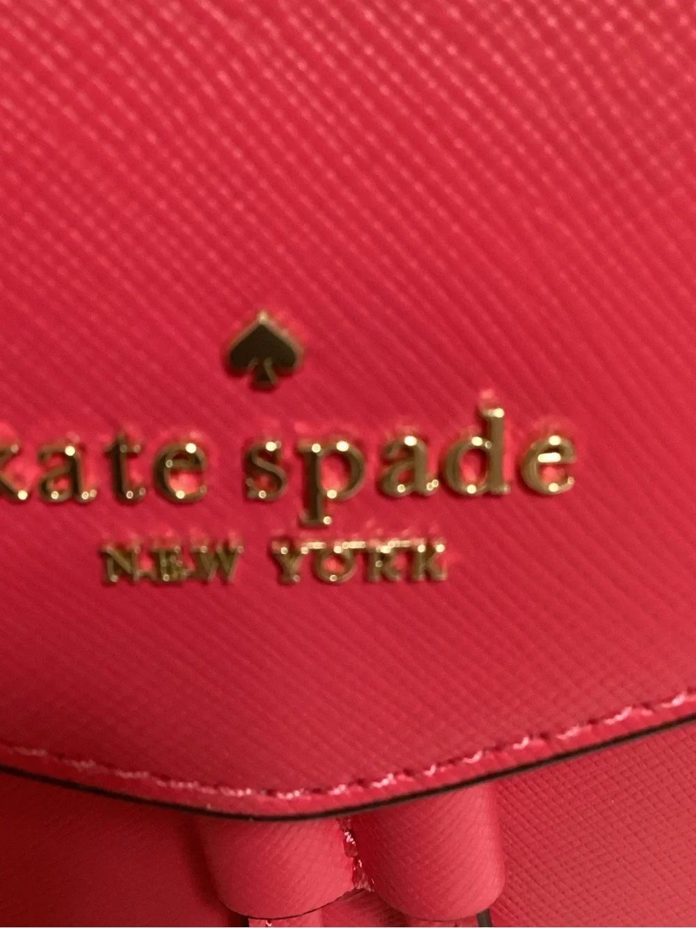 kate spade pink leather structured mini backpack, NWT